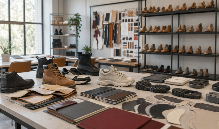 Footwear sample room and development process