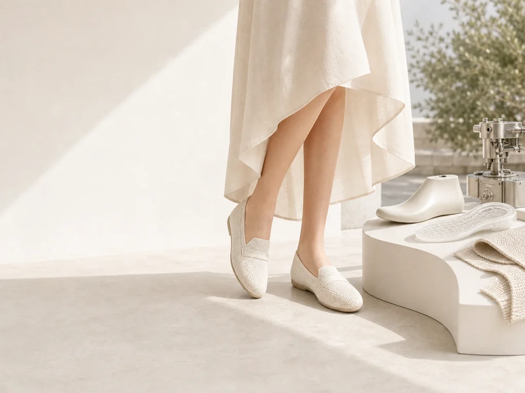 Pointed Toe Studded Lace-Up Flats fashion styling reference