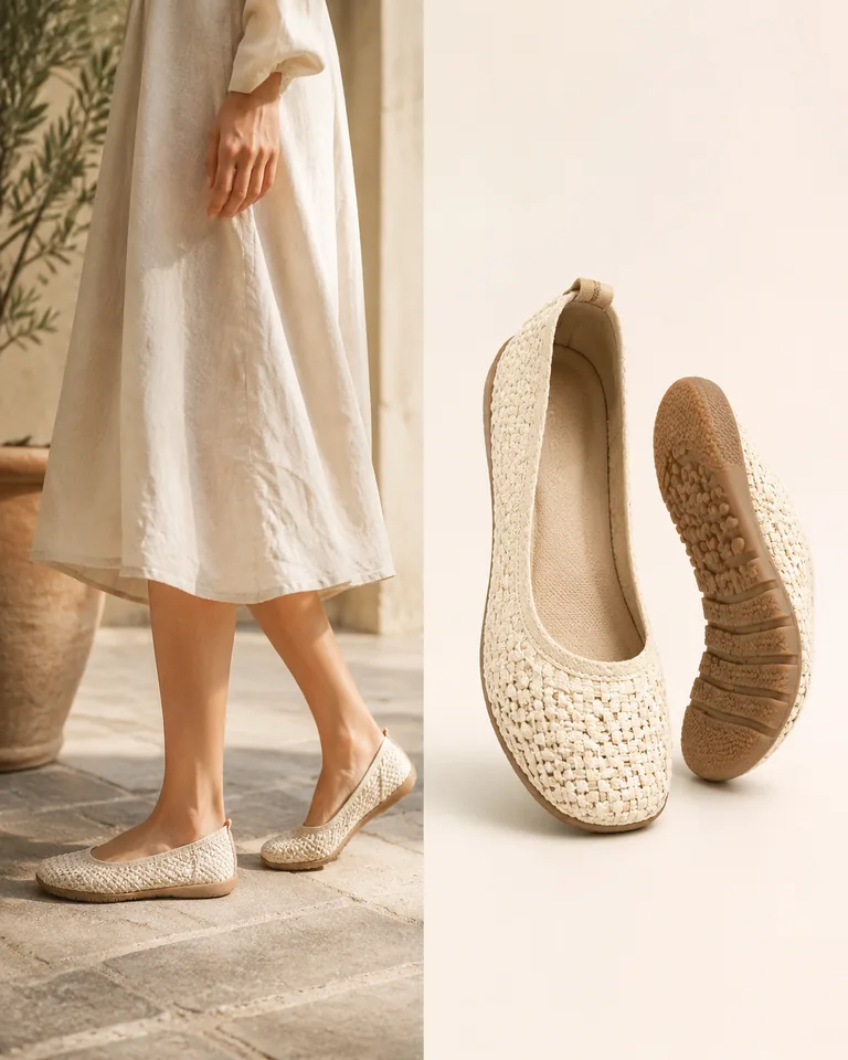 Round-Toe Barefoot Flats