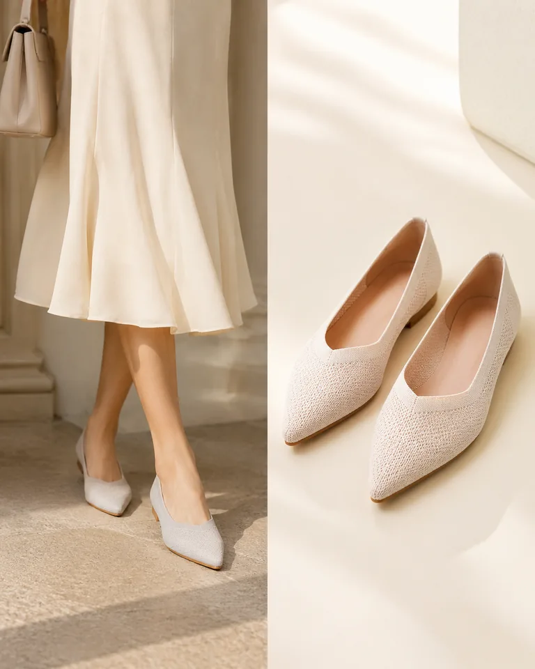 Pointed Comfort Flats