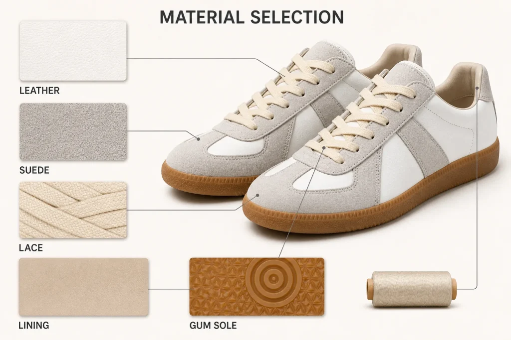 Retro Low-Top Trainer Sneakers material customization