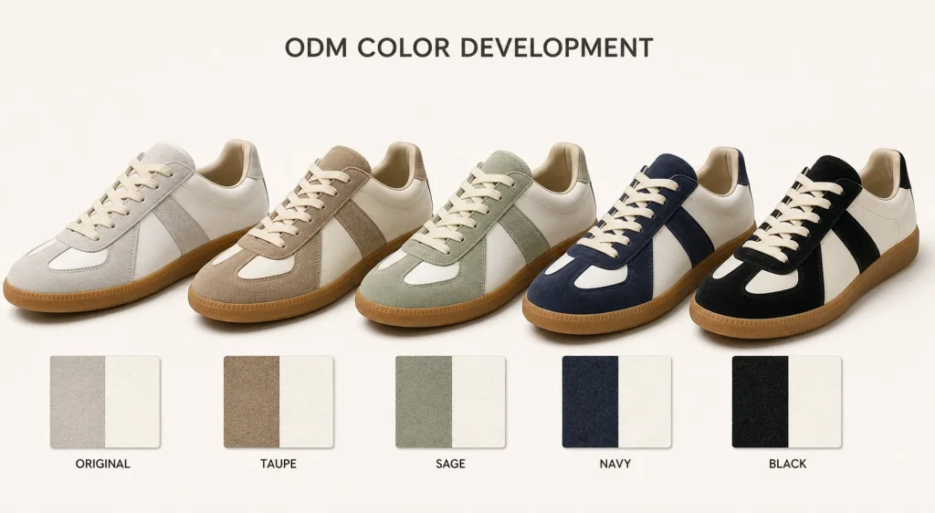 Retro Low-Top Trainer Sneakers color customization
