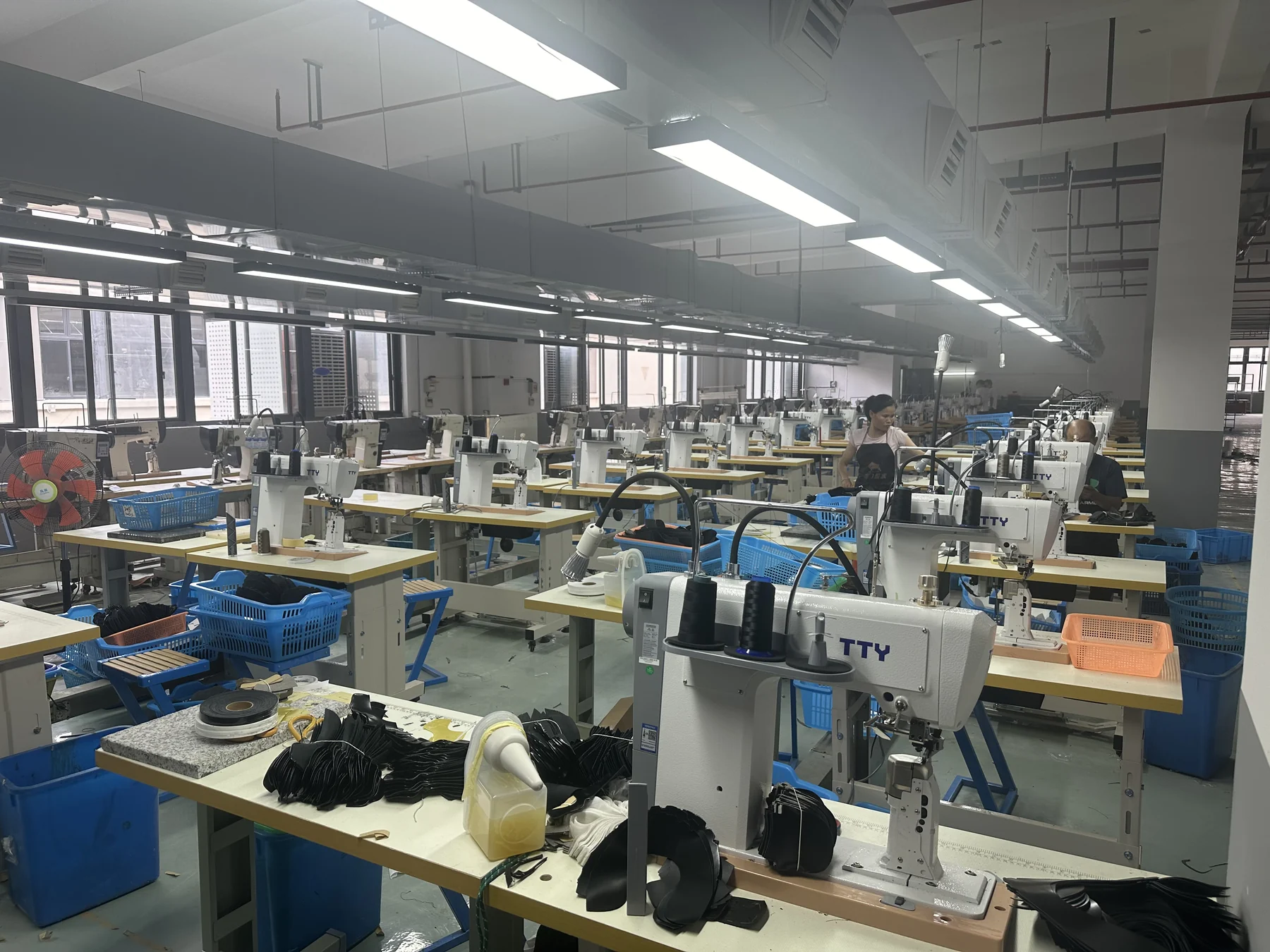 Footwear production workshop